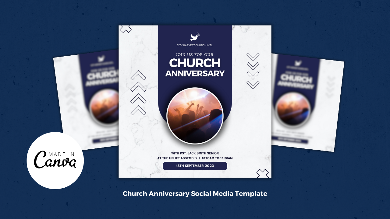 Church Anniversary Design Template