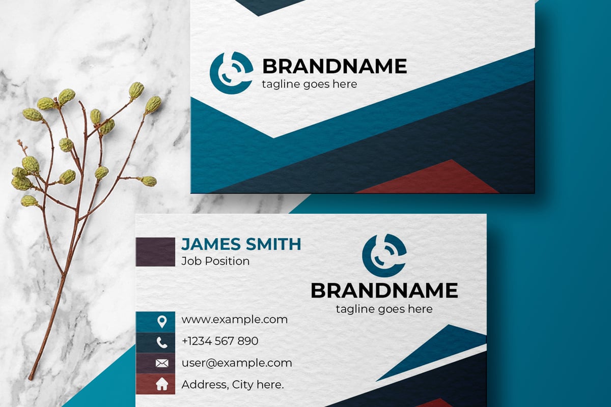 Template #373189 Business Card Webdesign Template - Logo template Preview