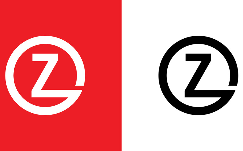Letter oz, zo abstract company or brand Logo Design Logo Template