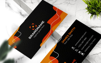 Simple Professional Business Card Layout