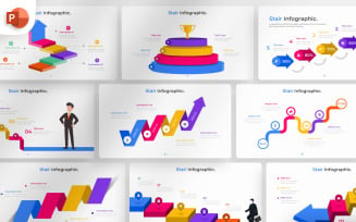 Stair PowerPoint Infographic Template