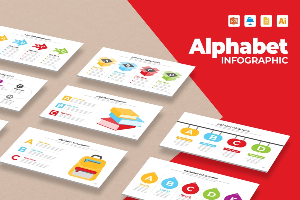 Kit Graphique #373239 Alphabet Infographique Divers Modles Web - Logo template Preview