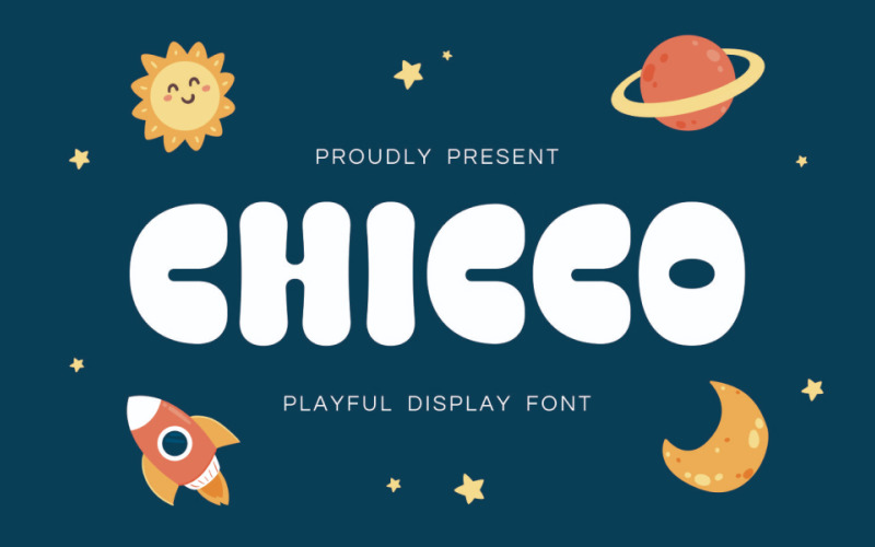 Chicco Cute Typeface Design Font