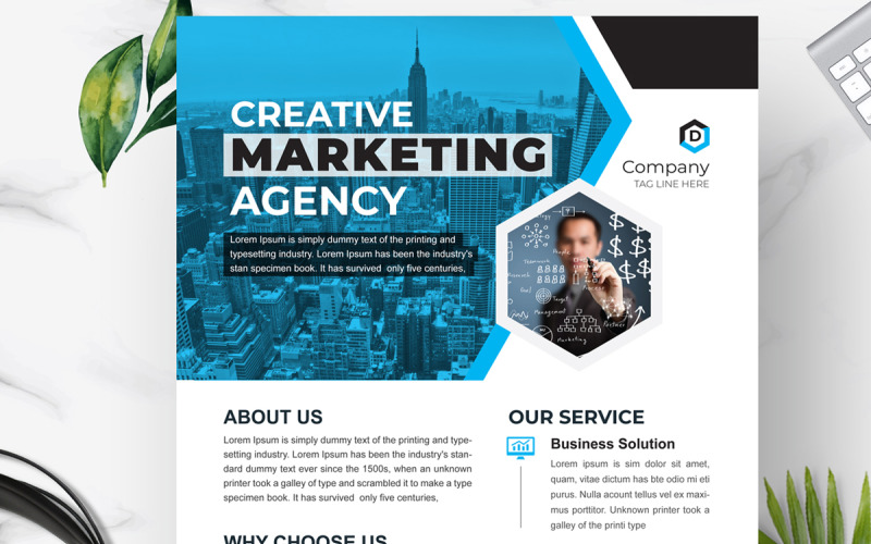 Creative Business Agency Flyer Corporate Identity