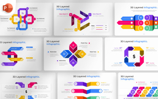 3D Layer PowerPoint Infographic Template