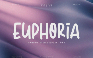 Euphoria - Romantic Display Font