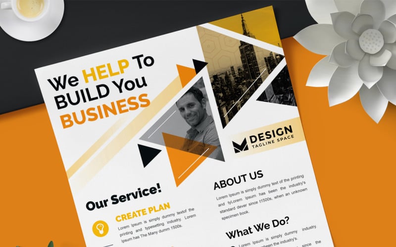 Marketing Business Flyer design Template Corporate Identity