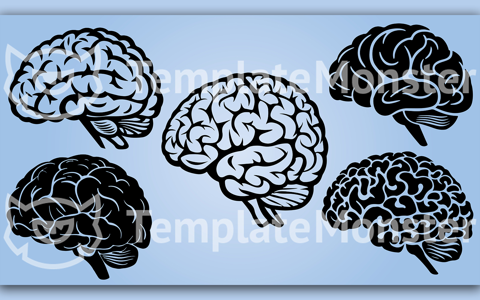 Kit Graphique #373385 Brain Illustration Divers Modles Web - Logo template Preview