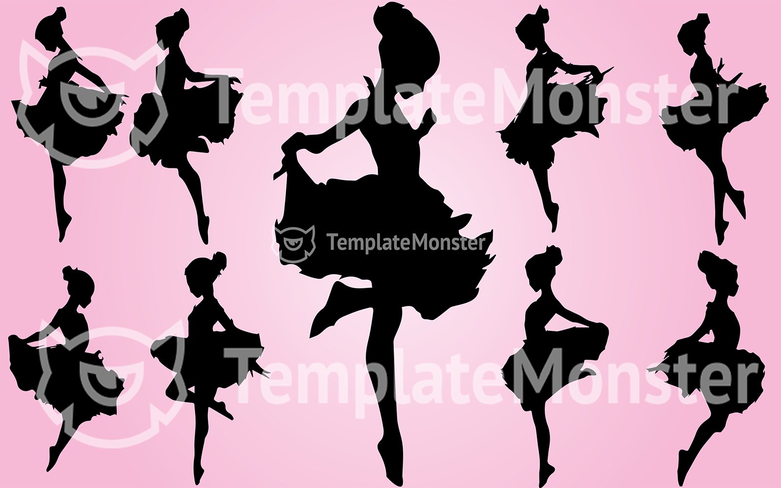 Kit Graphique #373389 Ballerina Dance Divers Modles Web - Logo template Preview
