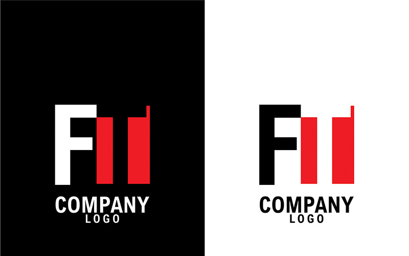 Letter ft, tf abstract company or brand Logo Design Logo Template