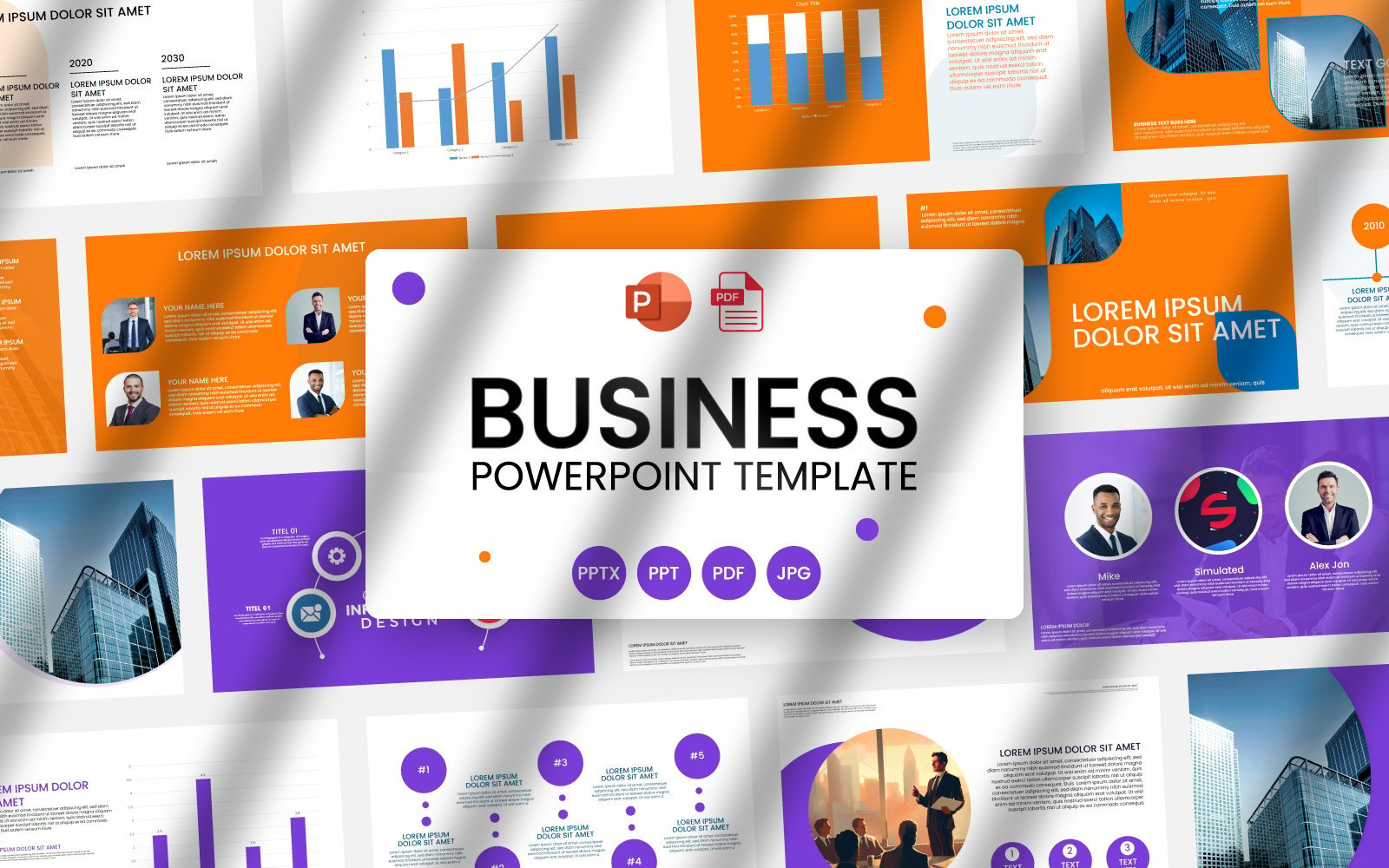 Kit Graphique #373401 Business Presentation Web Design - Logo template Preview