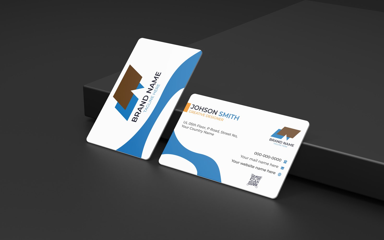 Template #373411 Business Card Webdesign Template - Logo template Preview