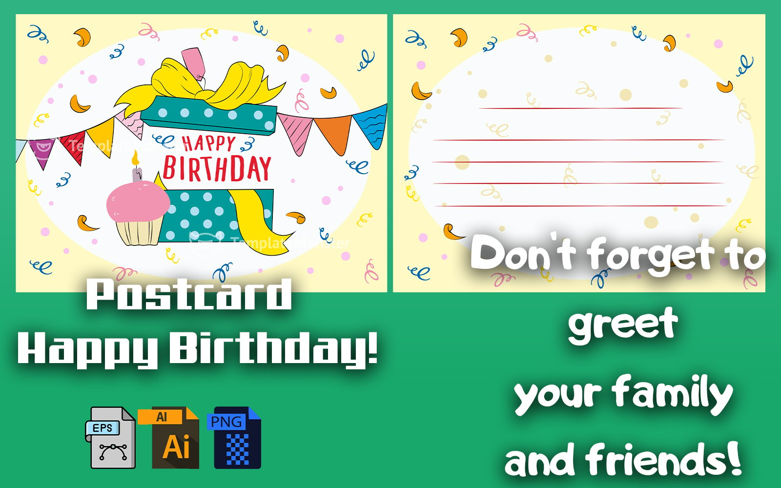 Template #373498 Happy Birthday Webdesign Template - Logo template Preview