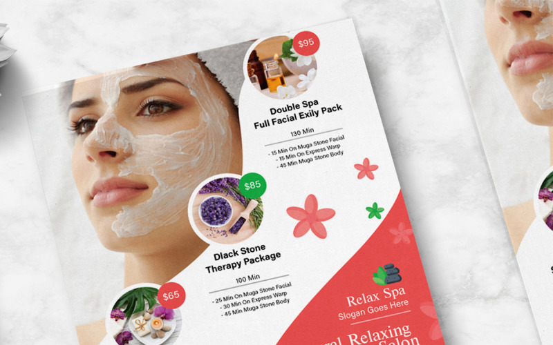 Beauty Spa Flyer Templates Corporate Identity