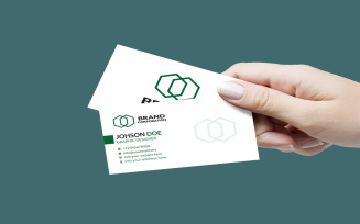 Clean And Corporate Business Card Template Design