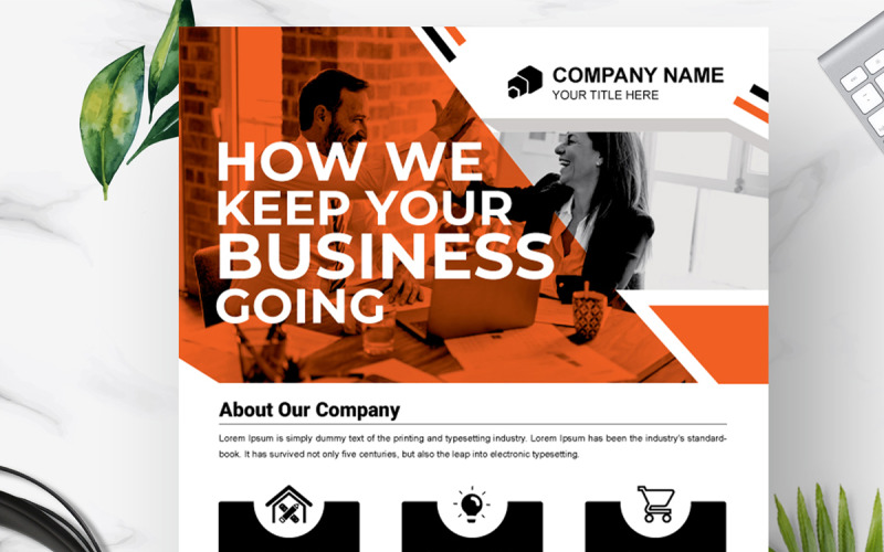 Corporate Business Company Flyer Template Corporate Identity