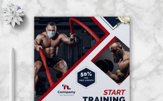 Fitness Flyer template Template