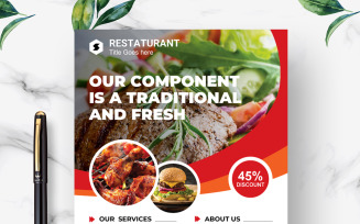 Food Flyer template Layout