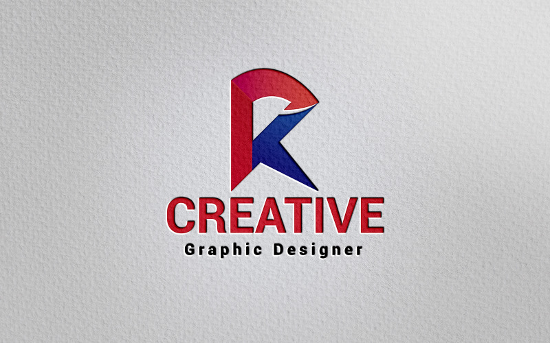 R Letter Logo Design - Letter Logo Logo Template