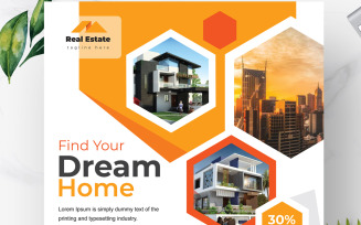 Real Estate Flyer Template Layout