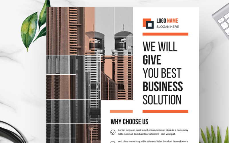 Simple & Modern Business Flyer Corporate Identity