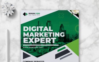 Simple Digital Marketing Flyer