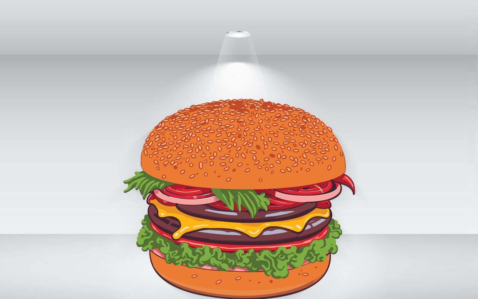 Template #373561 Cheeseburger Fast Webdesign Template - Logo template Preview