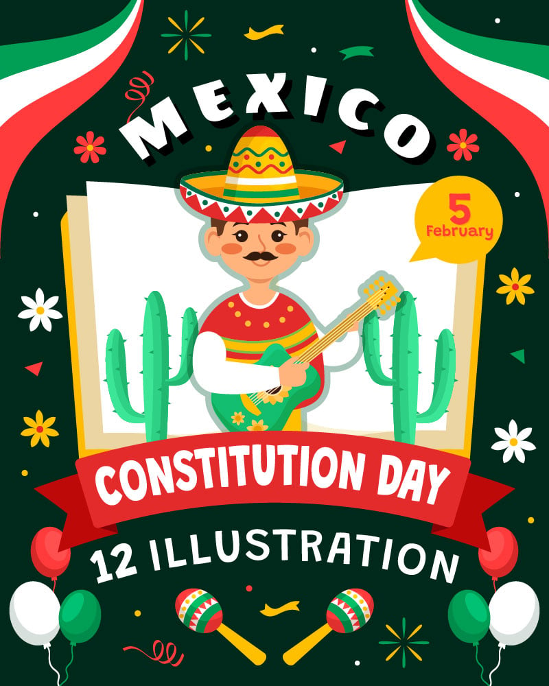 Kit Graphique #373574 Constitution Jour Web Design - Logo template Preview