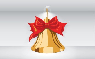 Christmas Bell Illustration Vector