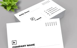 Clean & Creative Business Card Template