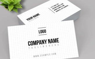 Clean Business Card Template Layout