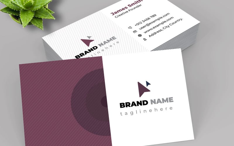 Clean Design Business Card Template Corporate Identity