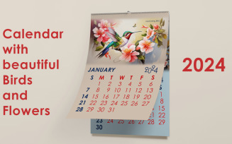 2024 New Year Calendar Template