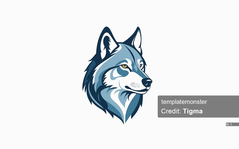 Sleek and Stylish Wolf Vector Art - Instant Download Vector Graphic