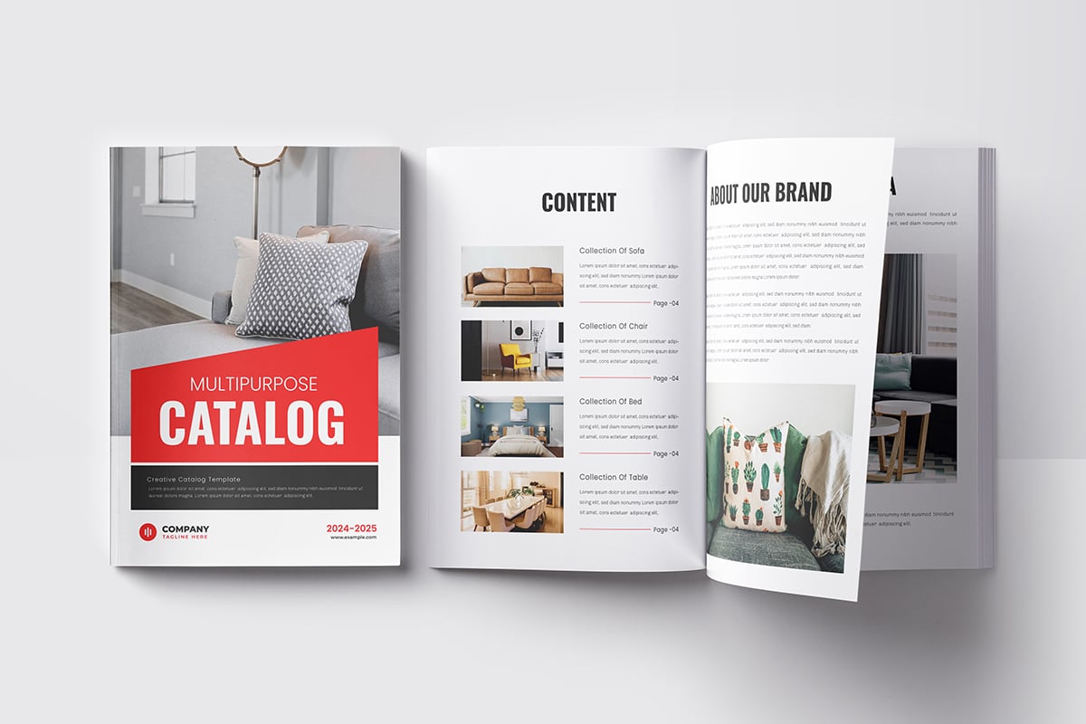 Kit Graphique #373658 Catalogue Catalogue Web Design - Logo template Preview