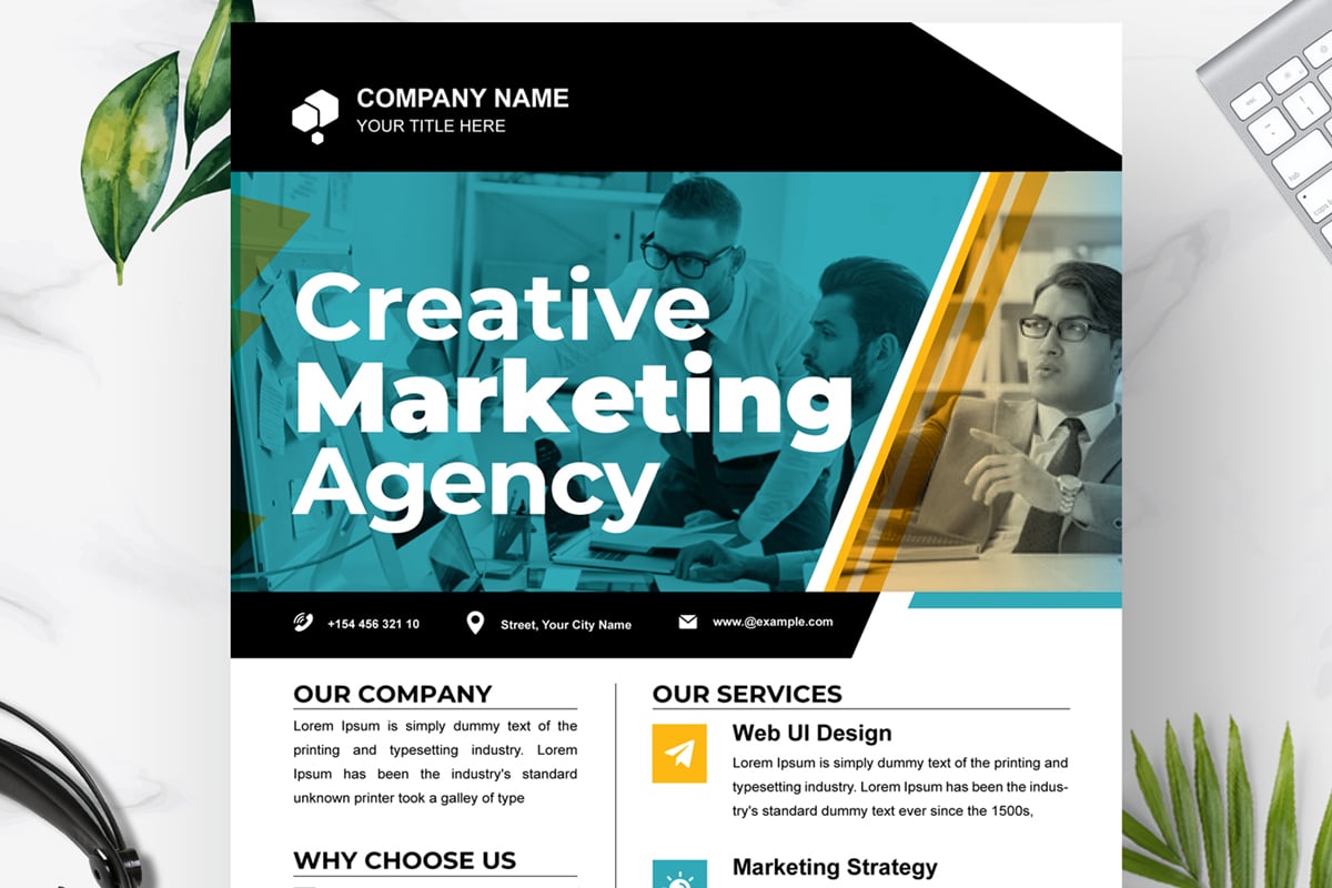 Template #373659 Agency Brochure Webdesign Template - Logo template Preview