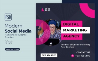 Creative Marketing Agency Business Banner Design Template 5.