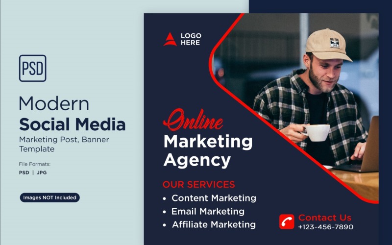 Digital Marketing Agency Business Banner Design Template 1. Social Media