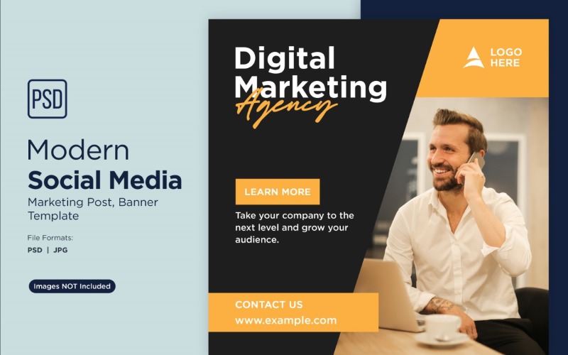 Digital Marketing Experts Business Banner Design Template 2. Social Media