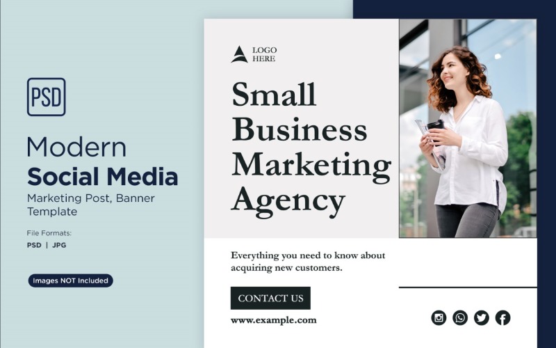 Digital Marketing Experts Business Banner Design Template 4. Social Media