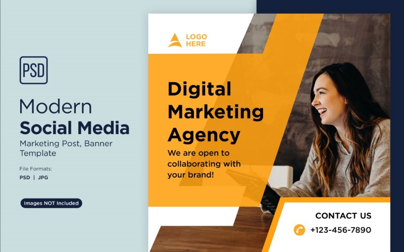Digital Marketing Experts Business Banner Design Template 5. Social Media