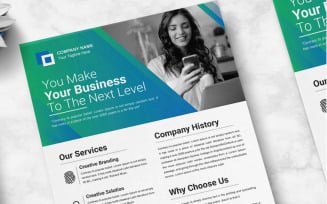Simple Business Flyers Template Layout
