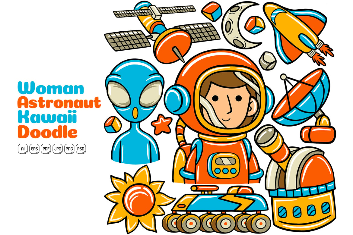 Kit Graphique #373766 Espace Astronaute Web Design - Logo template Preview