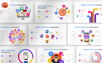 Digital Marketing PowerPoint Infographic Template