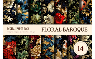 Floral Patterns 14. Baroque.