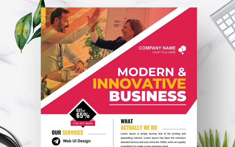 Modern Business Flyers Template Corporate Identity