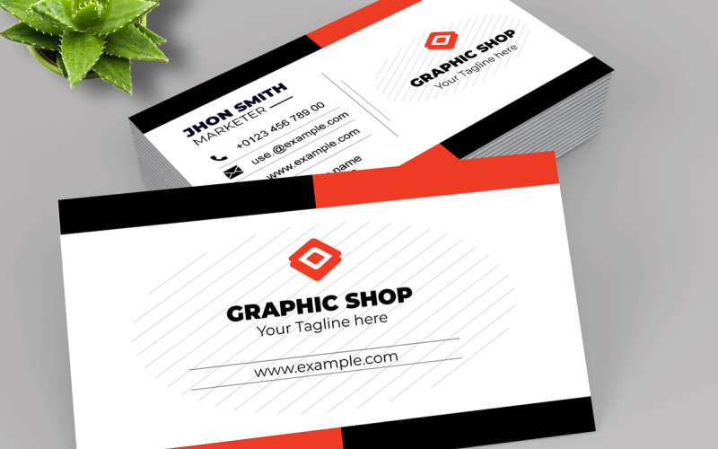Simple Fresh Business Card Corporate Identity