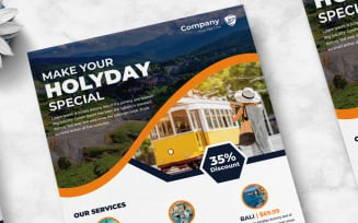 Travel Tour Agency Flyer Template