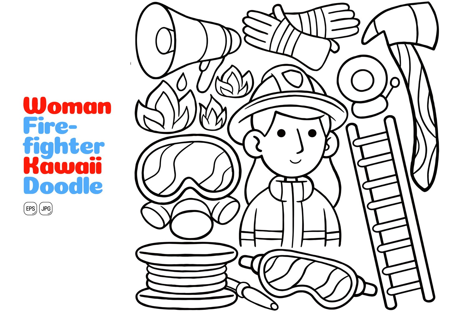 Kit Graphique #373802 Firefighter Fire Divers Modles Web - Logo template Preview