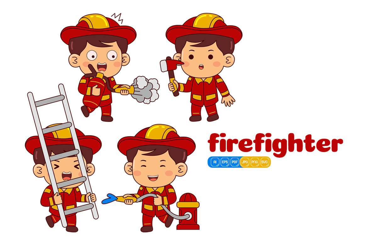 Kit Graphique #373827 Firefighter Vector Divers Modles Web - Logo template Preview